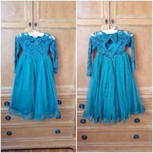 Just Couture Girls Lace Gown